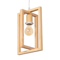 Светильник BayerLux ЭКО "Кира" 1х40Вт Е27 коричневый 20х20х100см