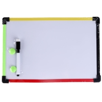 Доска магнитно-маркерная с магнитами и маркером &laquo;Цветная&raquo; 1 &times; 30 &times; 20 см, МИКС