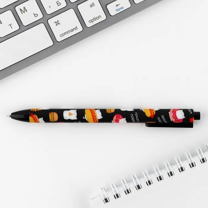 Ручка прикол, шариковая автоматическая матовая, 0.7 мм &laquo;Котики&raquo;