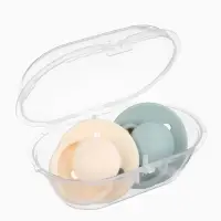 Набор классических пустышек, 2 шт., латекс, айвори/зелёный, в контейнере, от 6 мес., M&B