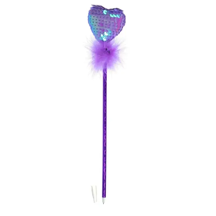 Ручка &laquo;Сердечко&raquo;, синие чернила, МИКС