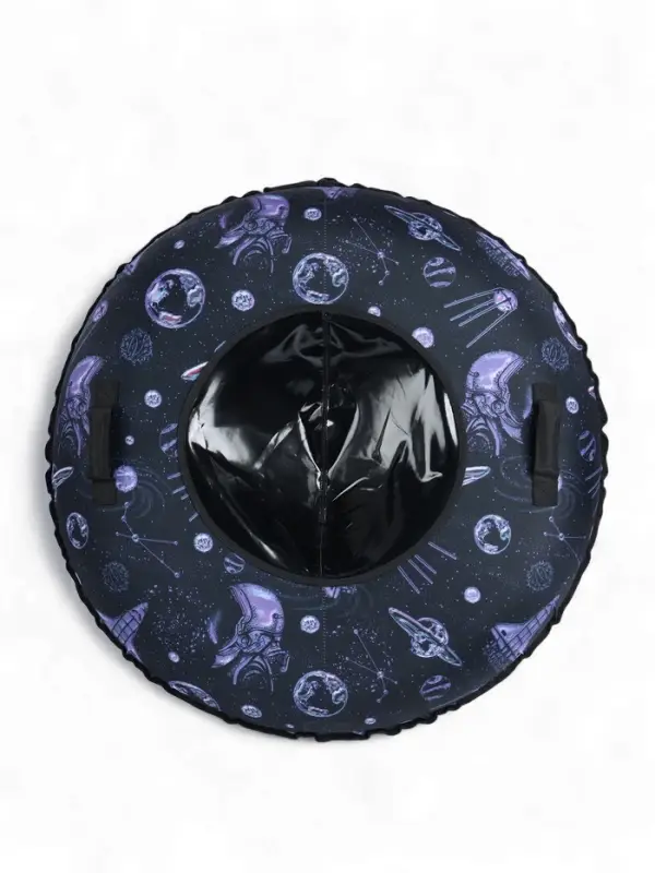 Тюбинг &ndash; ватрушка &laquo;Космос&raquo;, диаметр чехла 120 см, чёрная, Winter Star