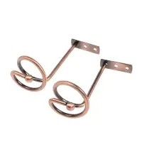 Крючок - держатель для штор на стену CAPPIO KS044, металлический, цвет медь, 2 шт