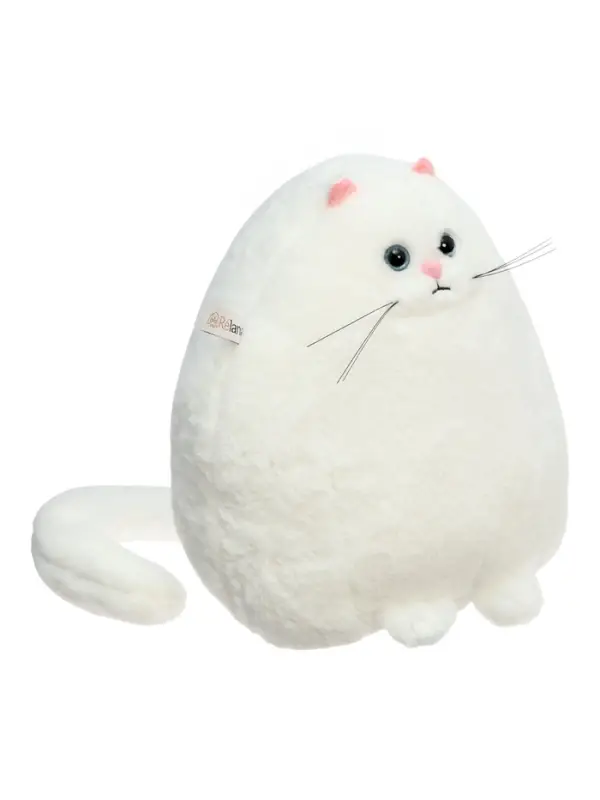 Мягкая игрушка "Котик", белый, 28 см
