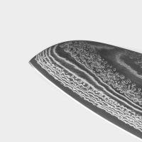 Нож сантоку Magistro &laquo;Ортего&raquo;, длина лезвия 18 см, дамасская сталь AUS-10