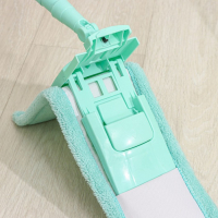 Швабра для мытья пола плоская Доляна, насадка из микрофибры 40&times;10 см, телескопическая стальная ручка 68(122) см