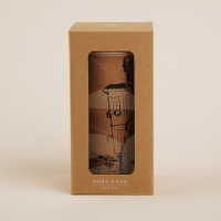 Стакан для кофе с крышкой SL Home &laquo;Севилья&raquo;, пробковый, 450 мл, 9,5&times;9,5&times;18,5 см, цвет бежевый