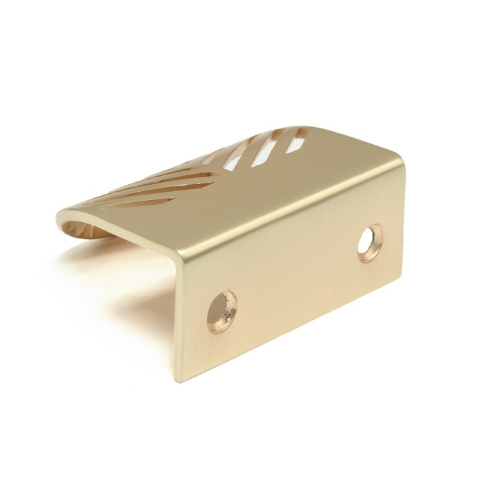 Ручка CAPPIO, м/о 32 мм, с узором, цвет матовое золото