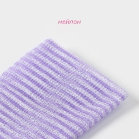 Мочалка для тела Доляна &laquo;Японская&raquo;, 90 см, в полоску, цвет МИКС