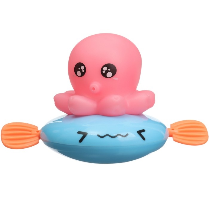 Заводная игрушка для ванны с брызгалкой &laquo;Осьминожка&raquo;, Крошка Я