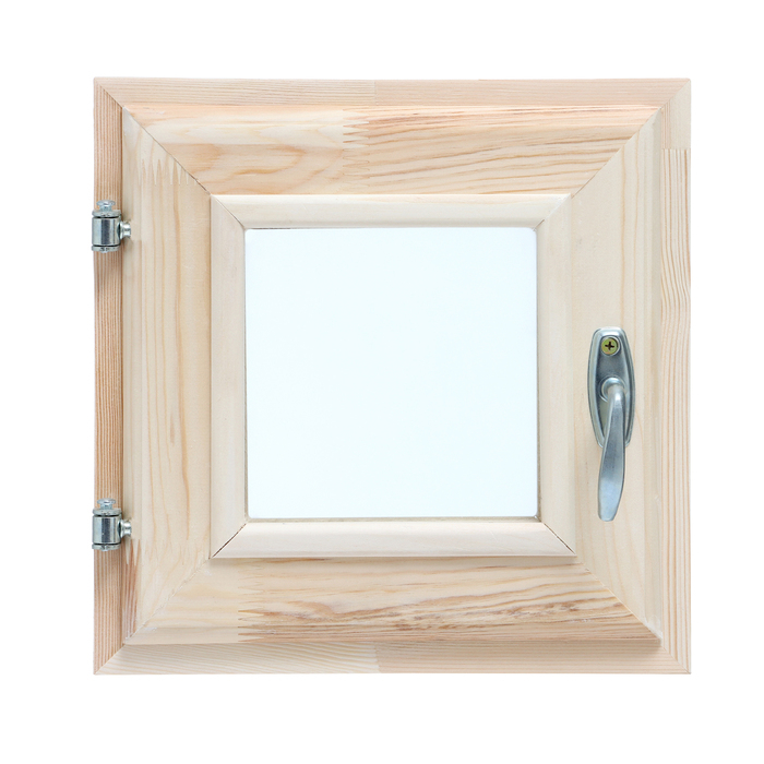 Окно, 30&times;30см, двойное стекло ХВОЯ