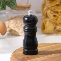 Мельница для специй Доляна, 13&times;4,5 см, металлический механизм, цвет чёрное дерево