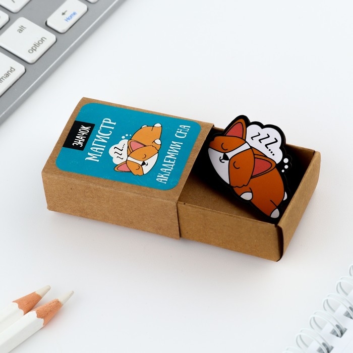 Значок в коробочке &laquo;Магистр сна&raquo; 5 х 4 см