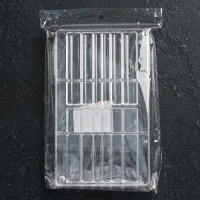 Форма для шоколада &laquo;Стикс&raquo;, 20&times;12&times;2,5 см, 12 ячеек 9&times;1,5/1/0,8 см, цвет прозрачный