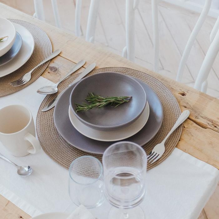 Салатник Доляна &laquo;Пастель&raquo; 700 мл, d=18 см, керамика, коричневая