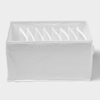 Органайзер для хранения белья &laquo;Арктик&raquo;, 9 ячеек, 32&times;25&times;17 см, цвет белый