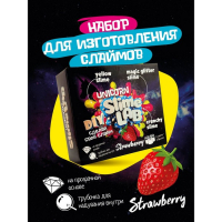 Набор для опытов и экспериментов &laquo;Слайм лаб&raquo; &laquo;Юникорн. Клубника&raquo;