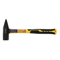 Молоток слесарный ТУНДРА ПРОФИ, квадратный боек, фиберглассовая 3К рукоятка, 1000 г