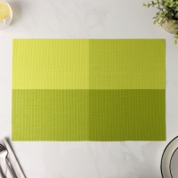 Салфетка сервировочная на стол &laquo;Настроение&raquo;, 45&times;30 см, цвет зелёный