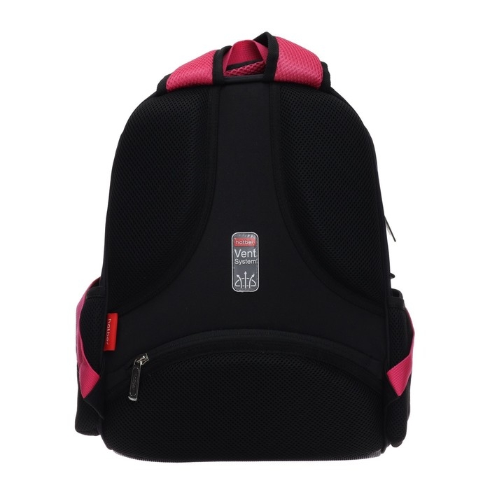 Рюкзак каркасный 38 х 29 х 12,5 см, Hatber Ergonomic light "Радужное мороженое", синий NRk_71028