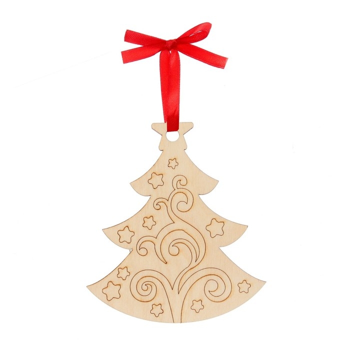 Набор для творчества &laquo;Роспись по дереву&raquo; 5 шт., с ленточкой