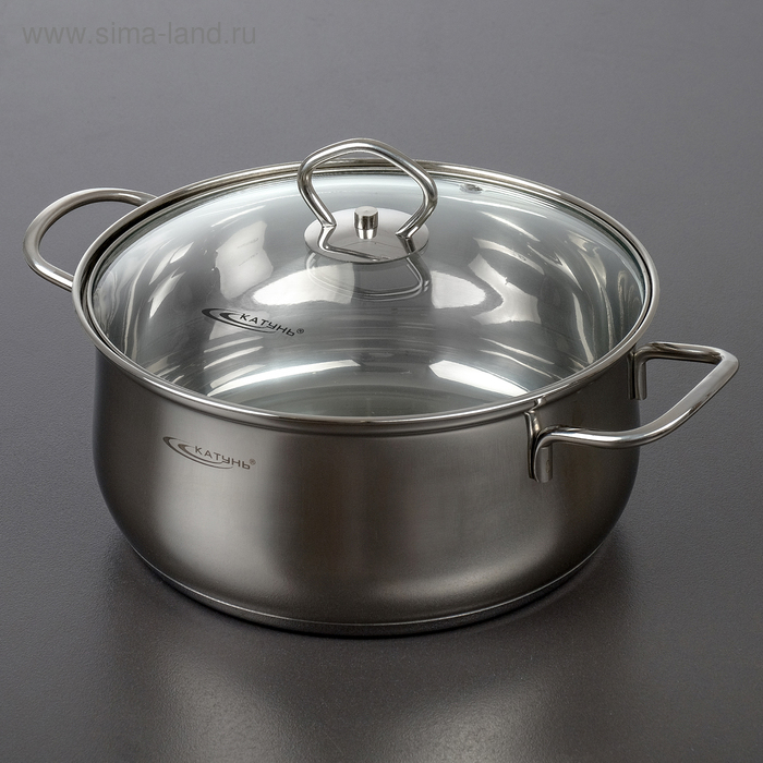 Кастрюля &laquo;Лира&raquo;, 4.2 л, d=22 см, капсульное дно, индукция