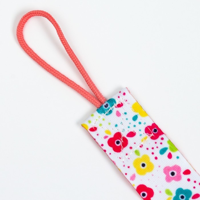 Держатель для соски - пустышки &laquo;Цветы&raquo;, на ленте