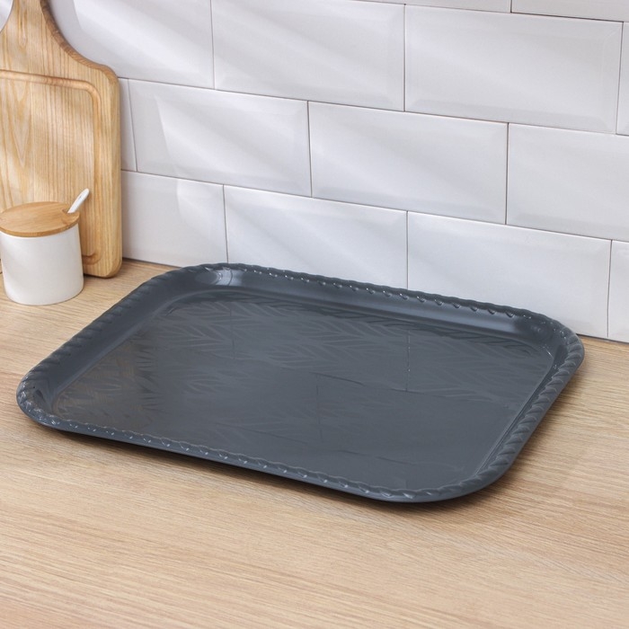 Поднос &laquo;Колос&raquo;, 45,5&times;36 см, цвет микс