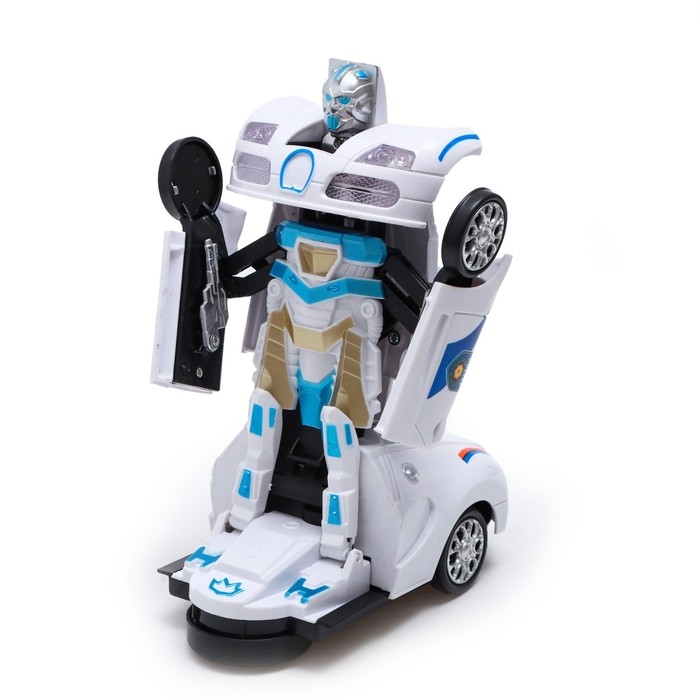 Робот &laquo;Полицейский&raquo;, трансформируется, световые и звуковые эффекты