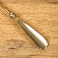 Ложка для обуви &laquo;Перламутр&raquo;, латунь, смола, 48.5 см