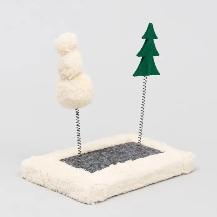 Игрушка для кошек с дразнилками "Зимний лес", микс цветов