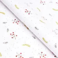 Бумага упаковочная новогодняя &laquo;Красные шарики&raquo;, глянец, двусторонняя, 80 г/м&sup2; , 70&times;100 см