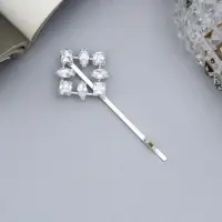 Невидимка для волос &laquo;Вивьен&raquo;, куб, 5 см, серебро