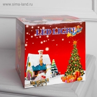 Светодиодная фигура &laquo;Ёжик&raquo; 18 см, пластик, 220 В, свечение розовое