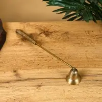 Гаситель для свечей "Очаг" латунь 26 см