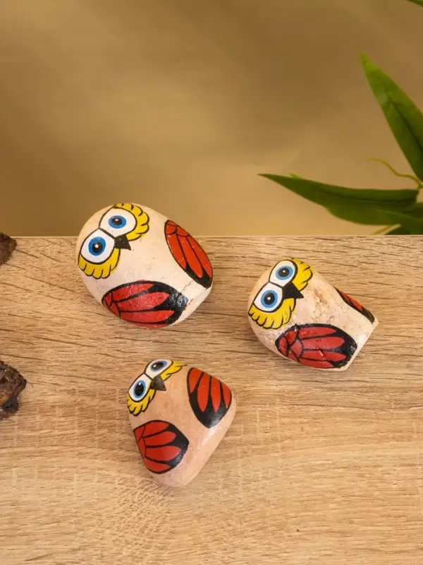 Сувенир "Совёнок" камень 4х3х5 см, МИКС