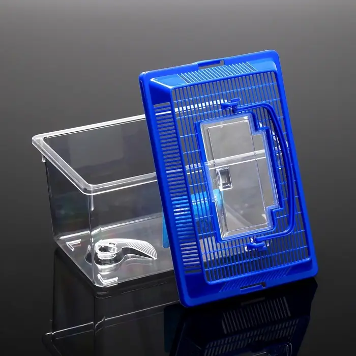 Переноска прямоугольная, 21,3 х 14 х 14,5 см, синий