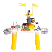 Интерактивный набор-парковка &laquo;Приключения на стройке&raquo;, 4 машинки в наборе, подвижные элементы, аксессуары