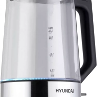 Чайник HYK-G8808 1,7л 2200Вт черный (стекло)