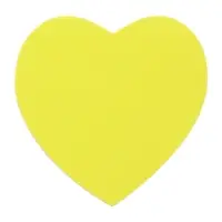 Блок с липким краем, &laquo;Сердце&raquo; 50 листов, флуоресцентные 5 цветов