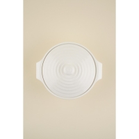 Кастрюля из жаропрочной керамики Доляна &laquo;Бруно&raquo;, 1,57 л, 24,5&times;21,5&times;8 см, цвет белый