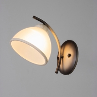 Спот "Джина" 1хЕ27 40Вт черно-бежевый 22х15х16 см