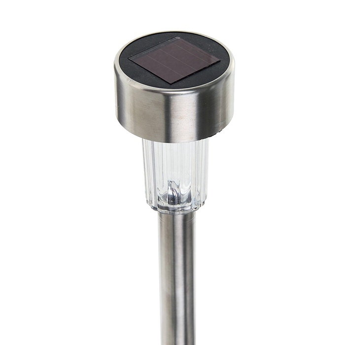 Садовый светильник на солнечной батарее &laquo;Цилиндр&raquo;, 5.5&times;35&times;5.5 см, 1 LED, свечение белое