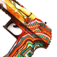 Деревянное оружие, детское сувенирное &laquo;Яркий&raquo;, автомат, пистолет, керамбит, набор 3 шт