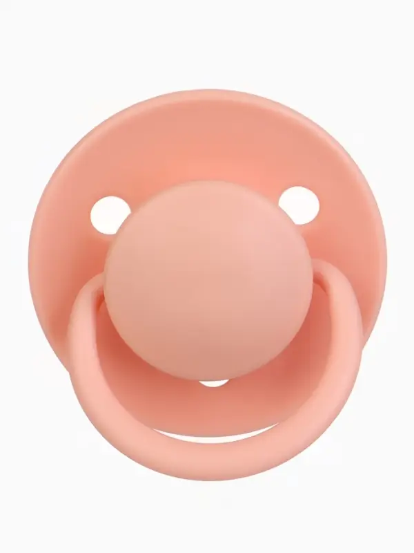 Набор классических пустышек, 2 шт., латекс, нюд/персиковый, в контейнере, от 6 мес., M&B