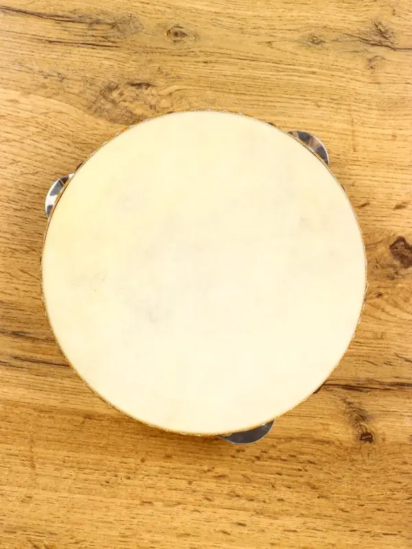 Сувенирный музыкальный инструмент "Бубен" махагон, 19х19х7 см