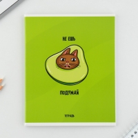 Тетрадь в клетку, 48 листов А5 на скрепке МИКС &laquo;1 сентября: Котики&raquo;, обложка мелованный картон 230 гр внутренний блок №1, белизна 96%