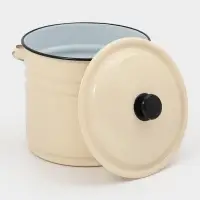 Ведро ц/шт с/кр 10л (слоновая)Без декора