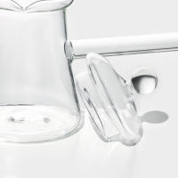 Турка стеклянная с крышкой Magistro &laquo;Арабика&raquo;, 350 мл, 19&times;8,5&times;14 см