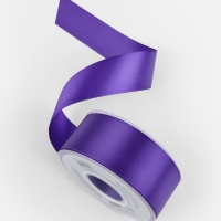 Лента атласная двухсторонняя №0470 38мм*25&plusmn;1м фиолетовый TR
